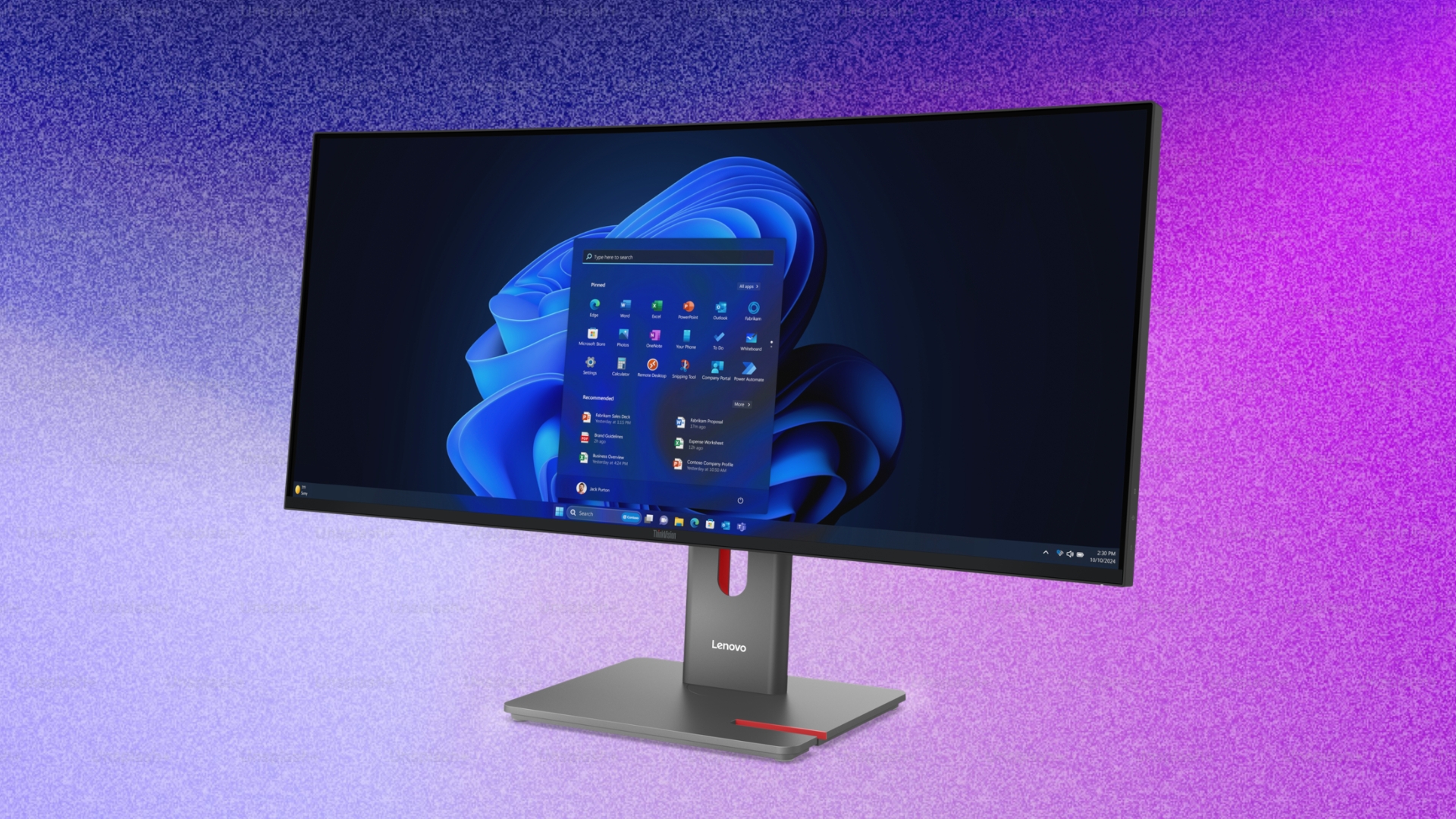 Ces Lenovo Stellt Neue Thinkvision Und Zoll Monitore Vor