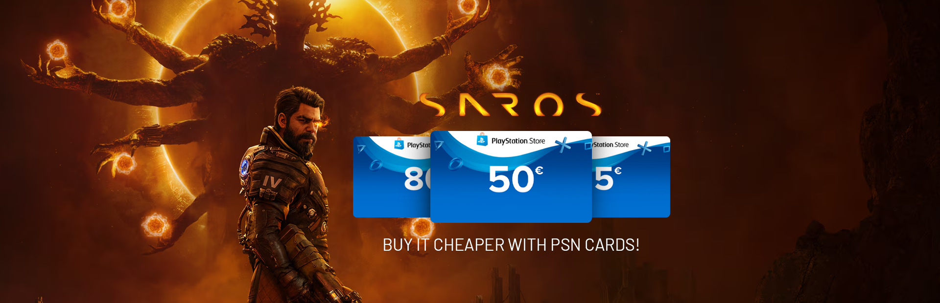 Saros PSN Cards