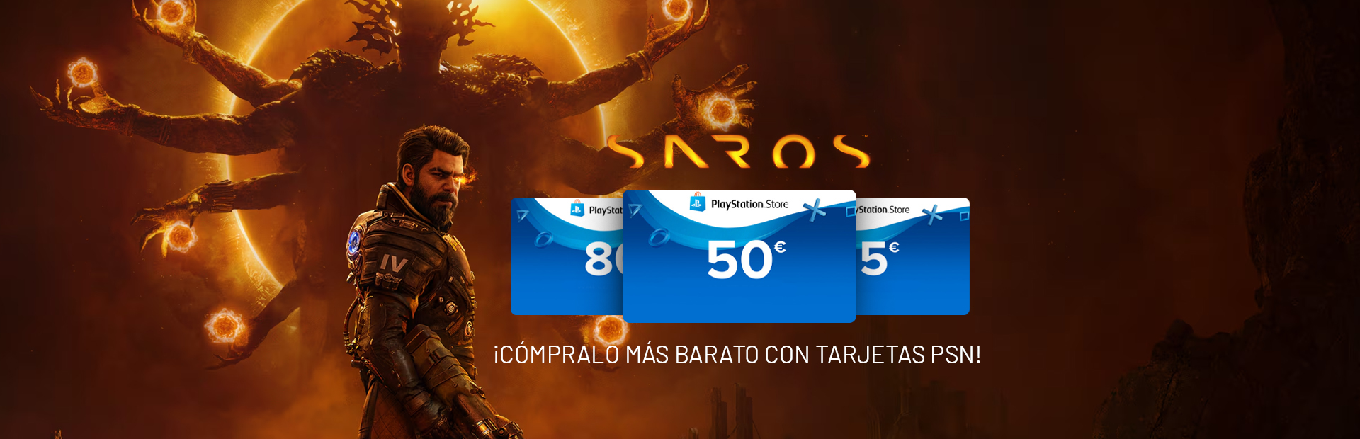 Saros PSN Cards