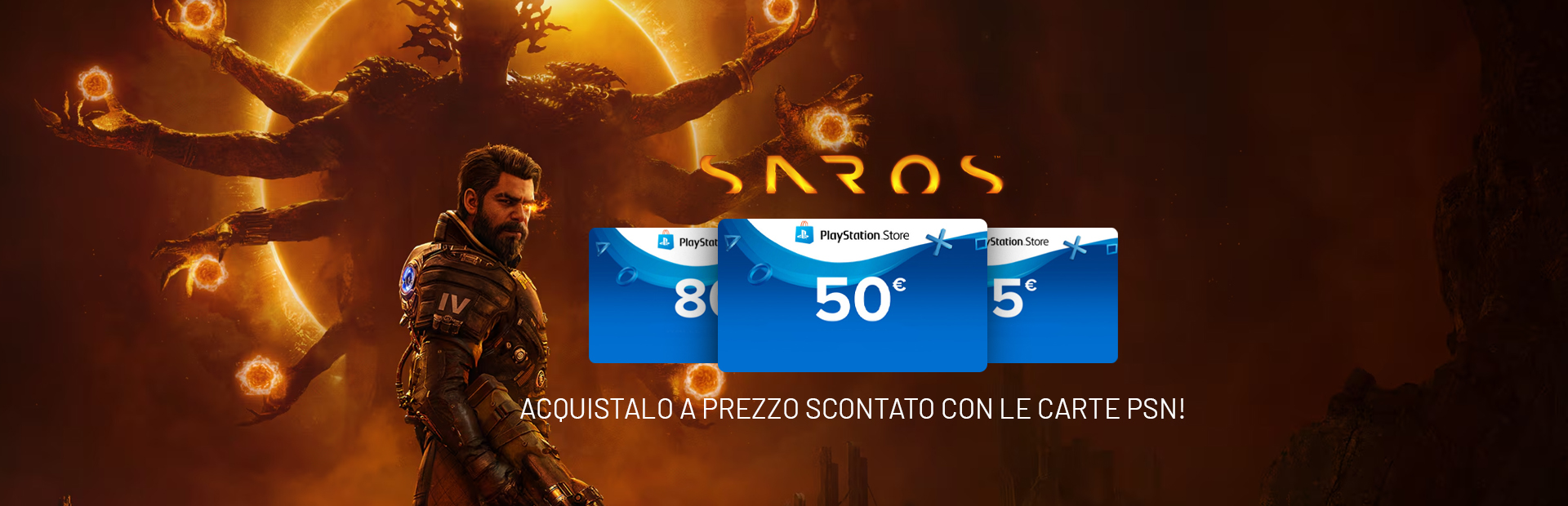 Saros PSN Cards