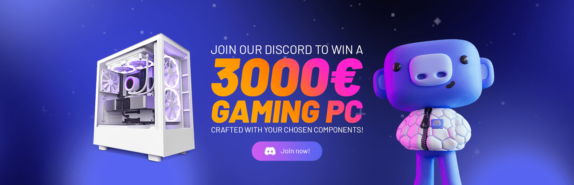 Discord 3000€ PC Giveaway