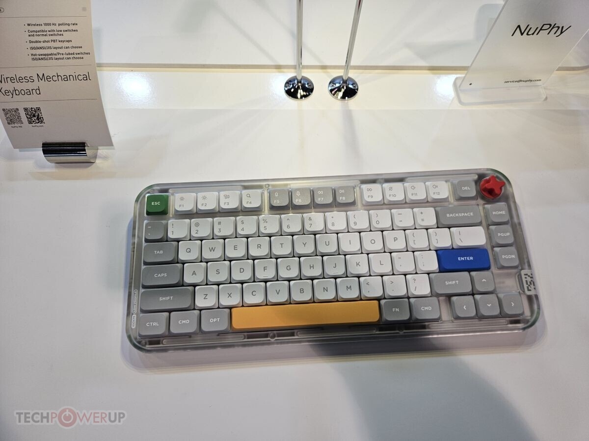 NuPhy announces the Kick75 mechanical keyboard at CES 2025