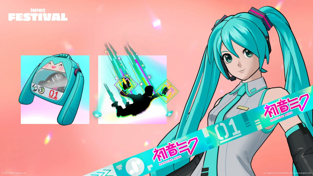 The Hatsune Miku skin for Fortnite has leaked before being announced