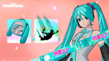 The Hatsune Miku skin for Fortnite has leaked before being announced