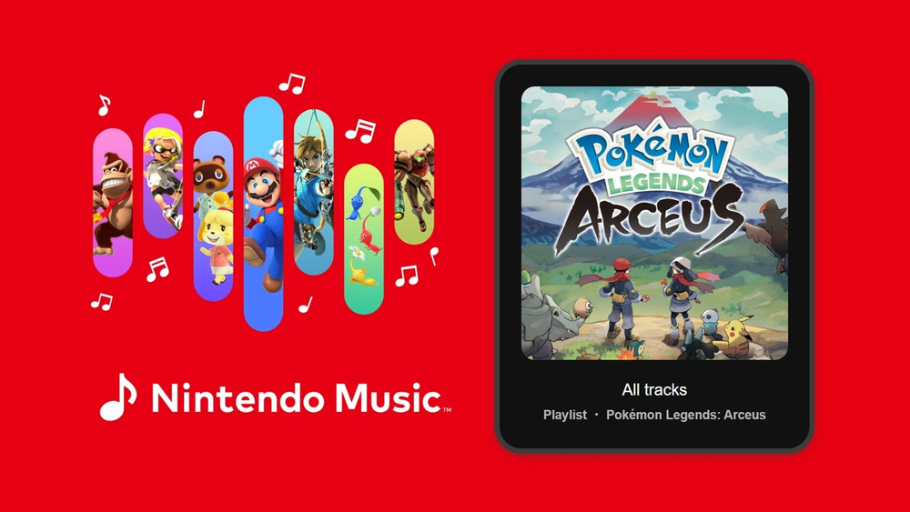 Pokémon Legends: la musica di Arceus su Nintendo Music