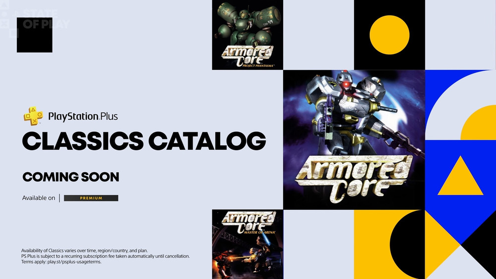 The PS1's three Armored Core titles will soon be available on The PS1's three Armored Core titles will soon be available on