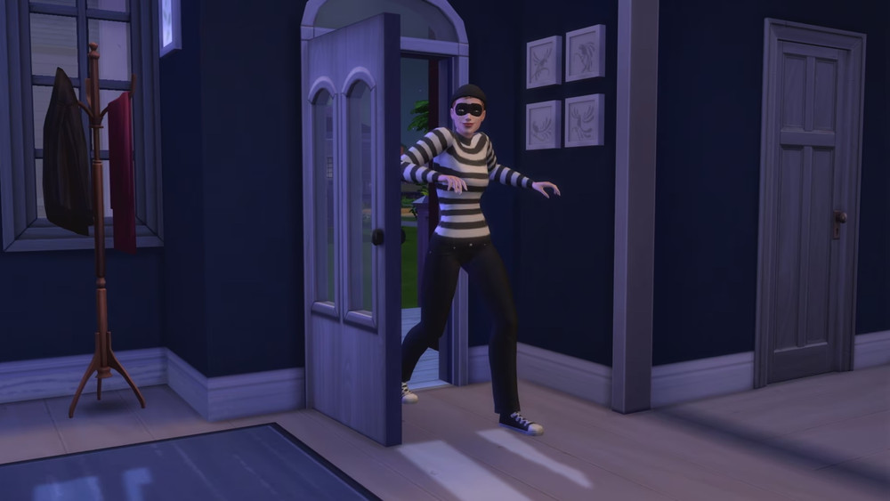 The Burglar is back in The Sims 4