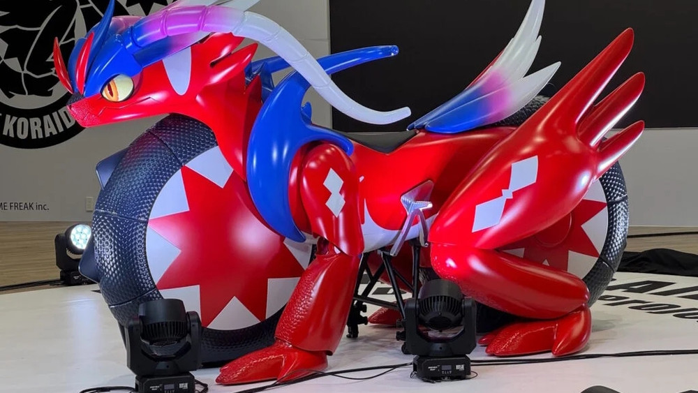 Pokémon and Honda have revealed a Koraidon-inspired concept bike on display in Tokyo