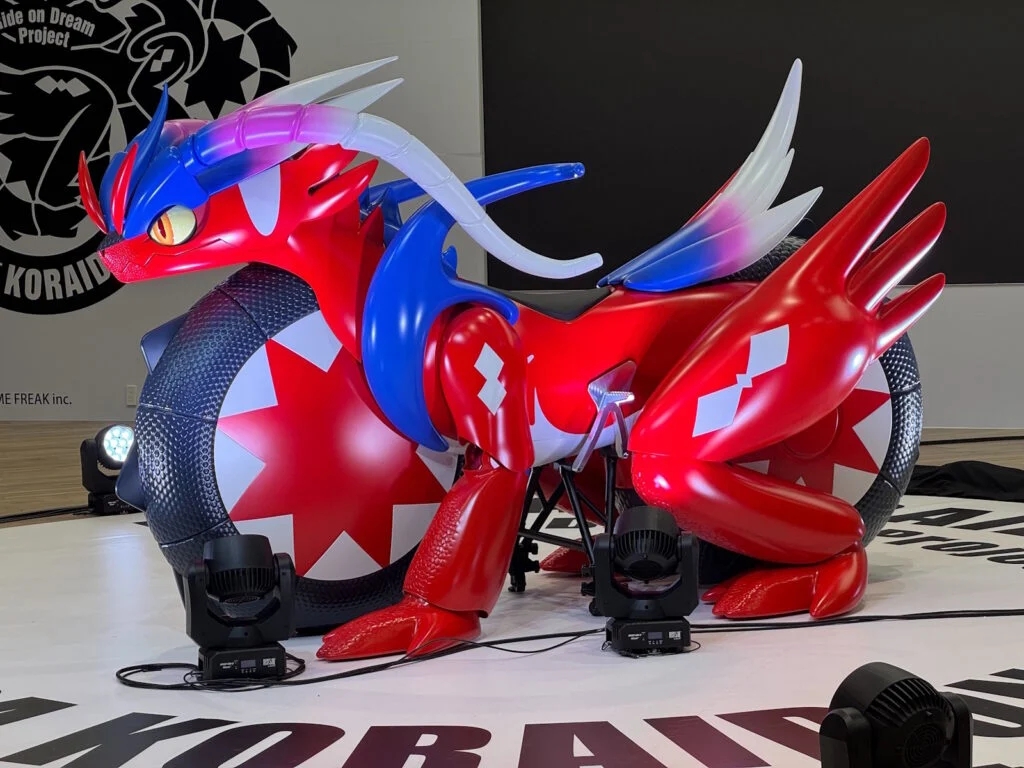 Pokémon and Honda have revealed a Koraidon-inspired concept bike on display in Tokyo