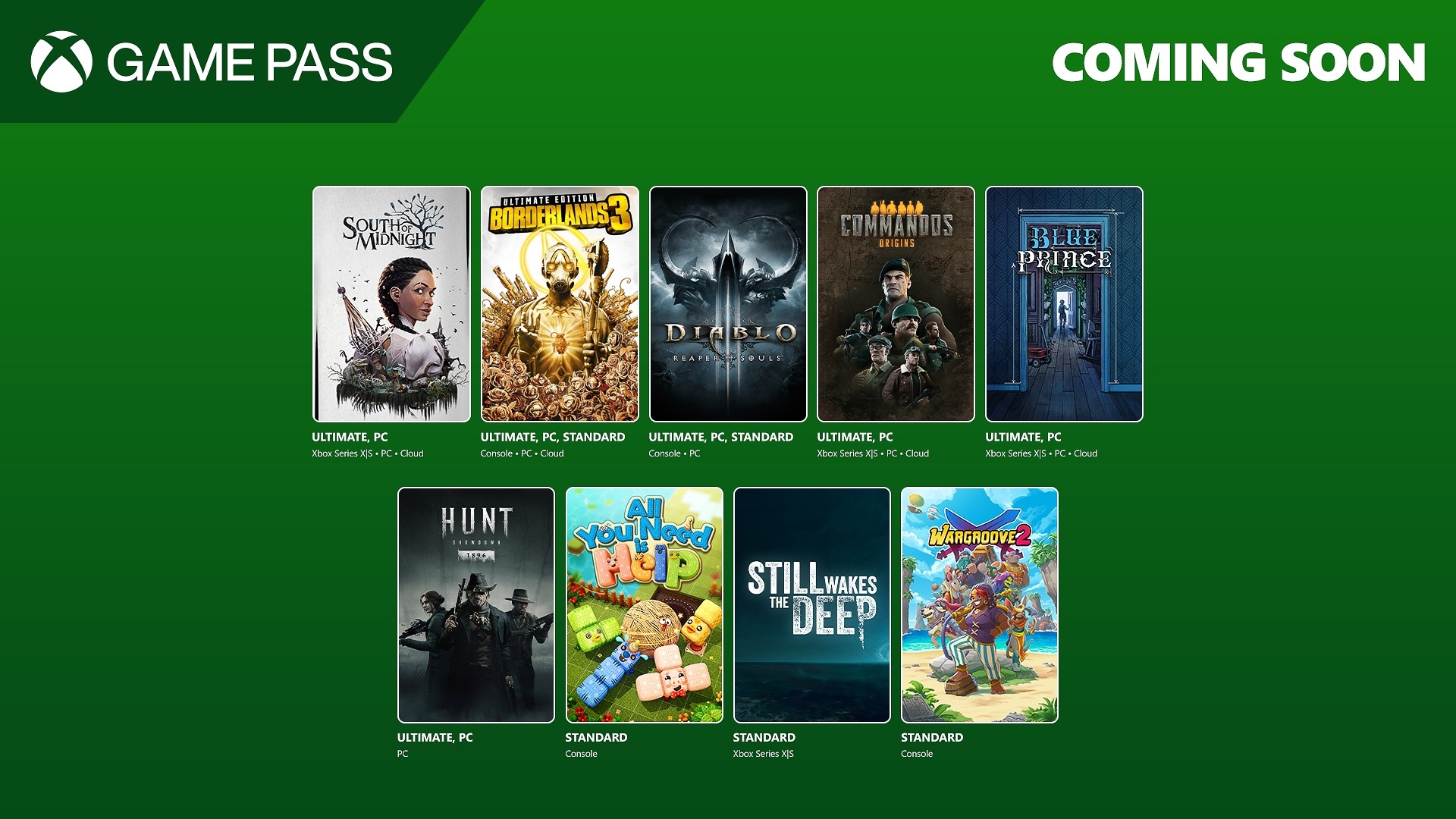 Coming to Xbox Game Pass this April: South of Midnight, Blue Prince and Borderlands 3