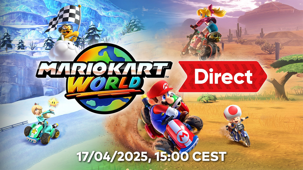 Mario Kart World sera plus longuement présenté lors d'un Direct le 17 avril 2025