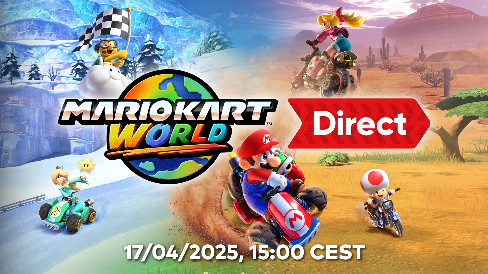 Mario Kart World will be shown at greater length during a Live