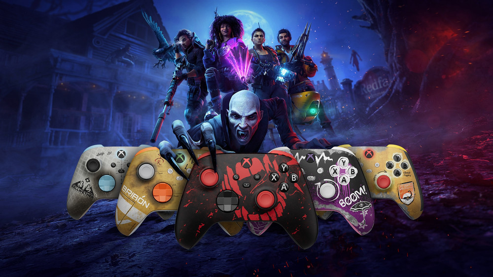Des manettes Xbox aux couleurs de Redfall débarquent dans le Xbox Design Lab