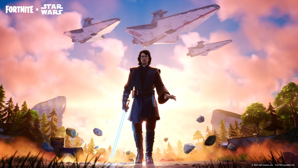 Anakin Skywalker llegará a Fortnite el 2 de mayo