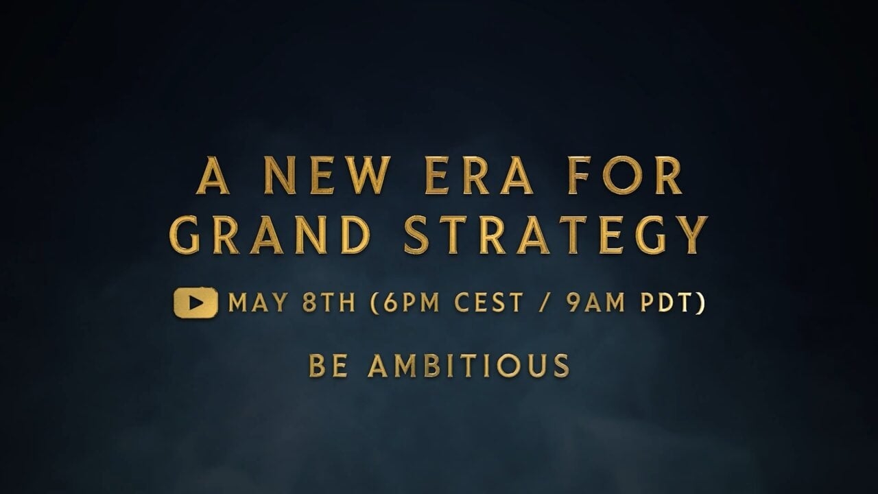 Paradox Interactive to announce its new strategy game Project Caesar on May 8