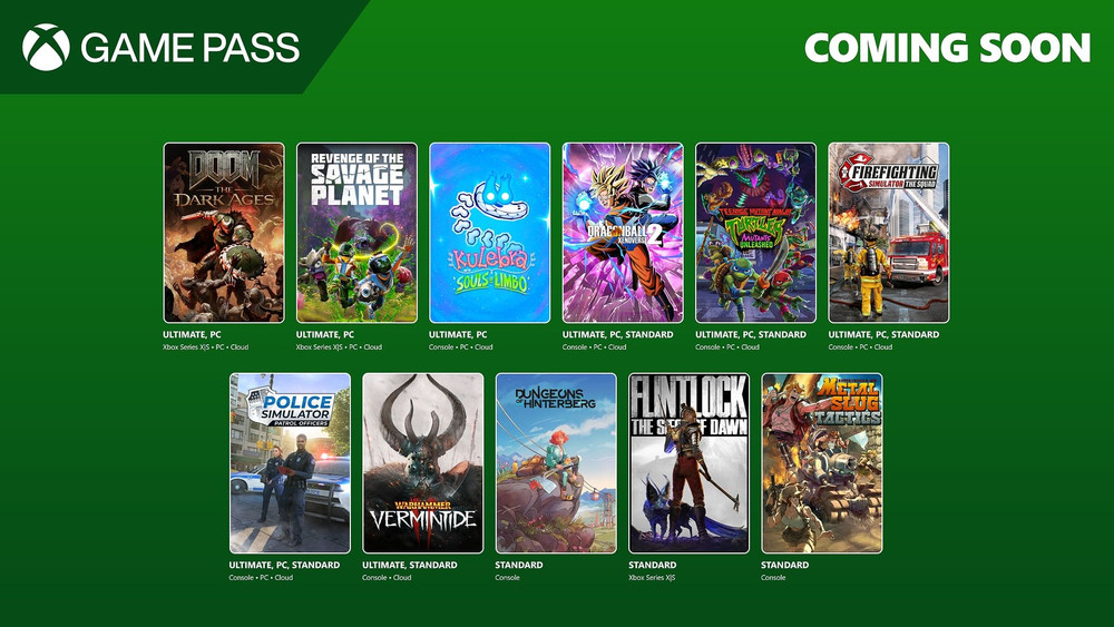 Xbox Game Pass: DOOM, Revenge of the Savage Planet und Dragon Ball Xenoverse 2 erscheinen im Mai