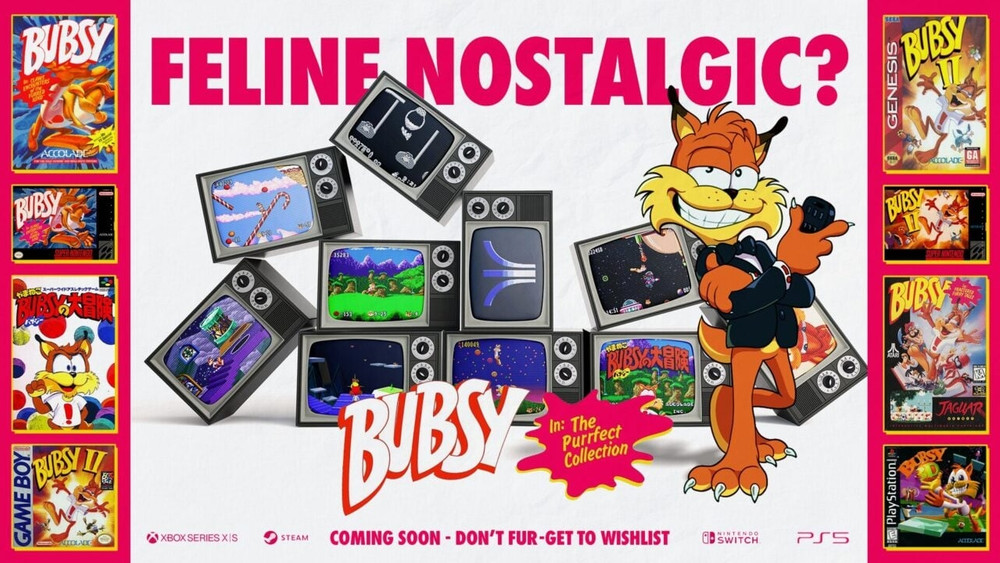 Bubsy in: The Purrfect Collection wird acht verschiedene Spiele und Versionen enthalten