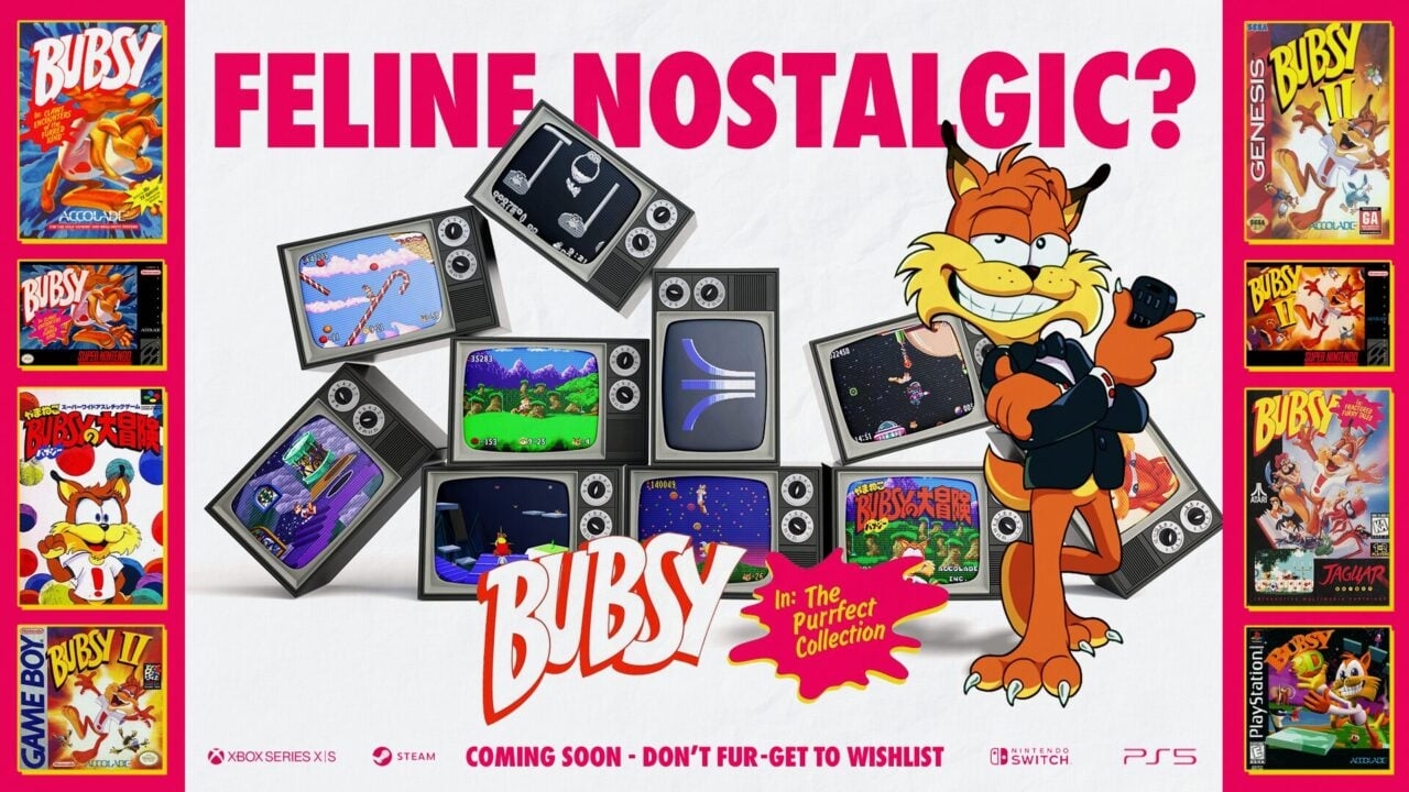 Bubsy in: The Purrfect Collection includes eight different games and versions