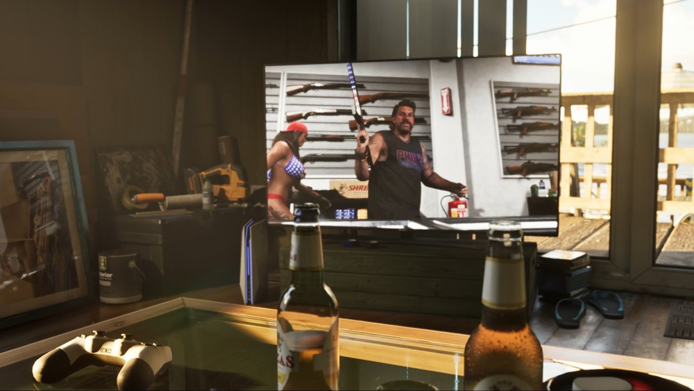 A fake PS5 appears in the GTA VI second trailer