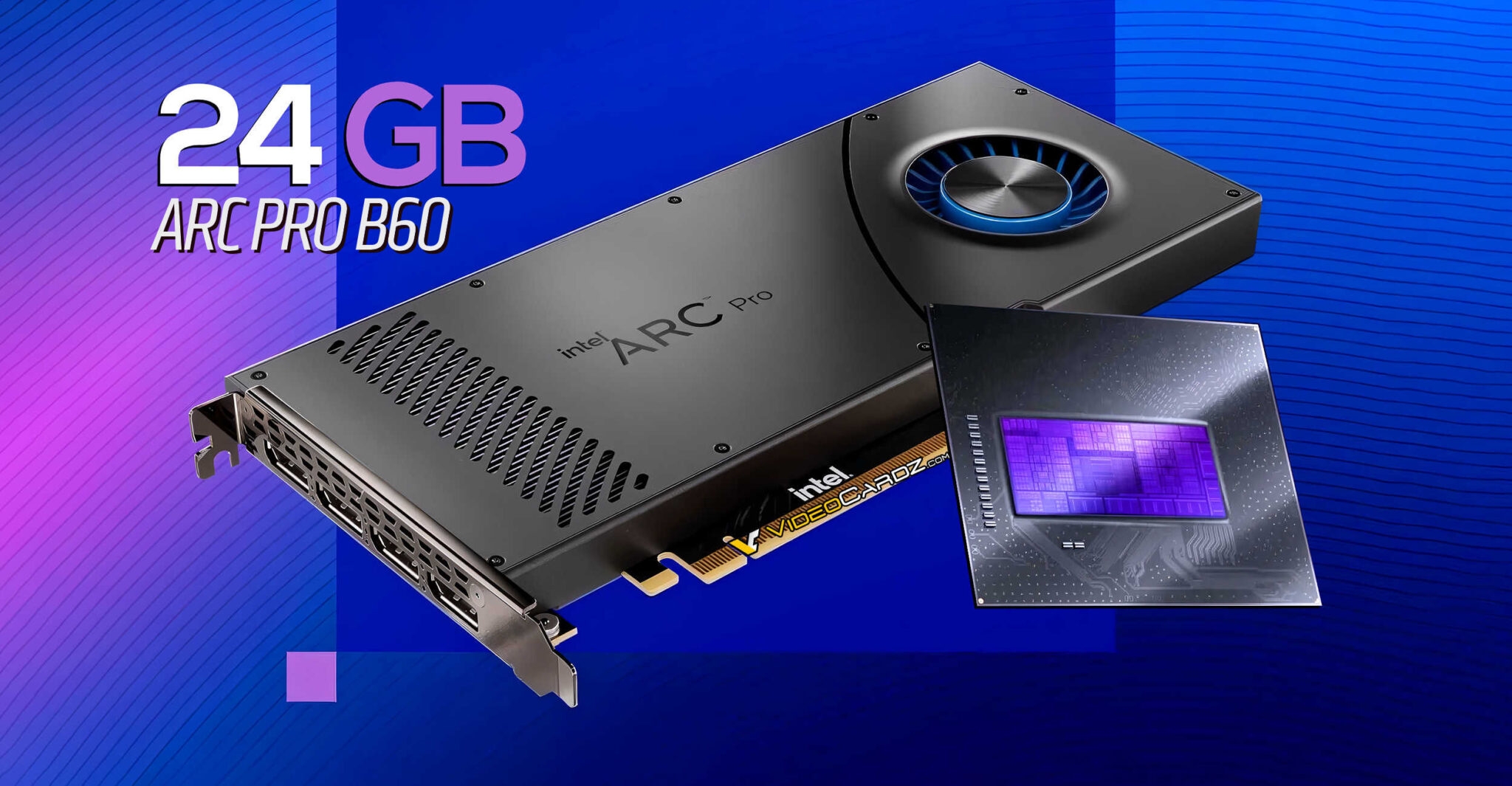 Intel plans a 24GB Arc Pro B60 graphics card for Computex
