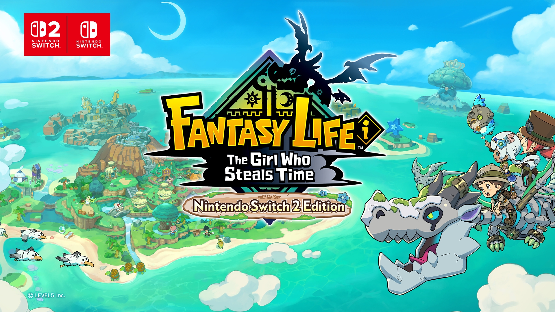 FANTASY LIFE i: The Girl Who Steals Time will also be released on Switch 2