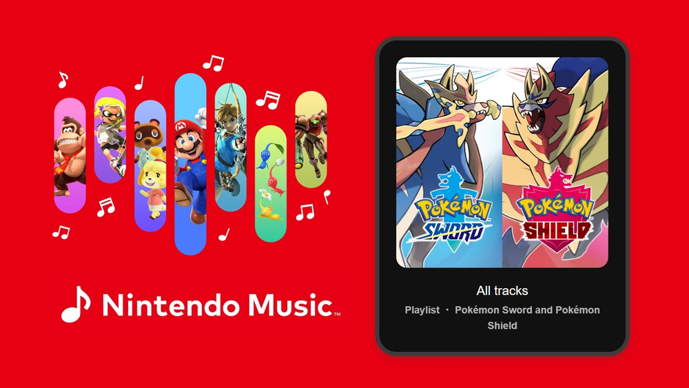 Pokémon Sword & Shield soundtrack is now available via Nintendo Music