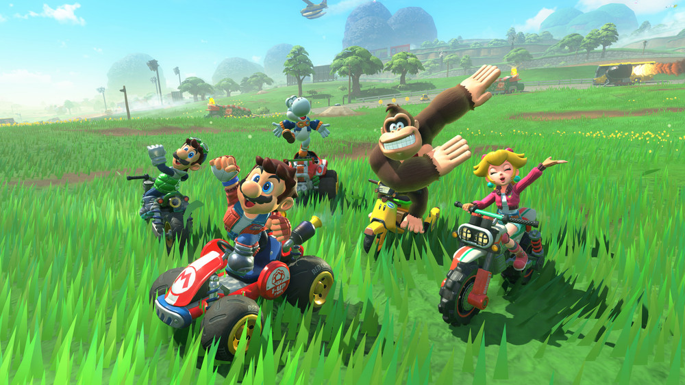 You can use binoculars to see your surroundings in Mario Kart World