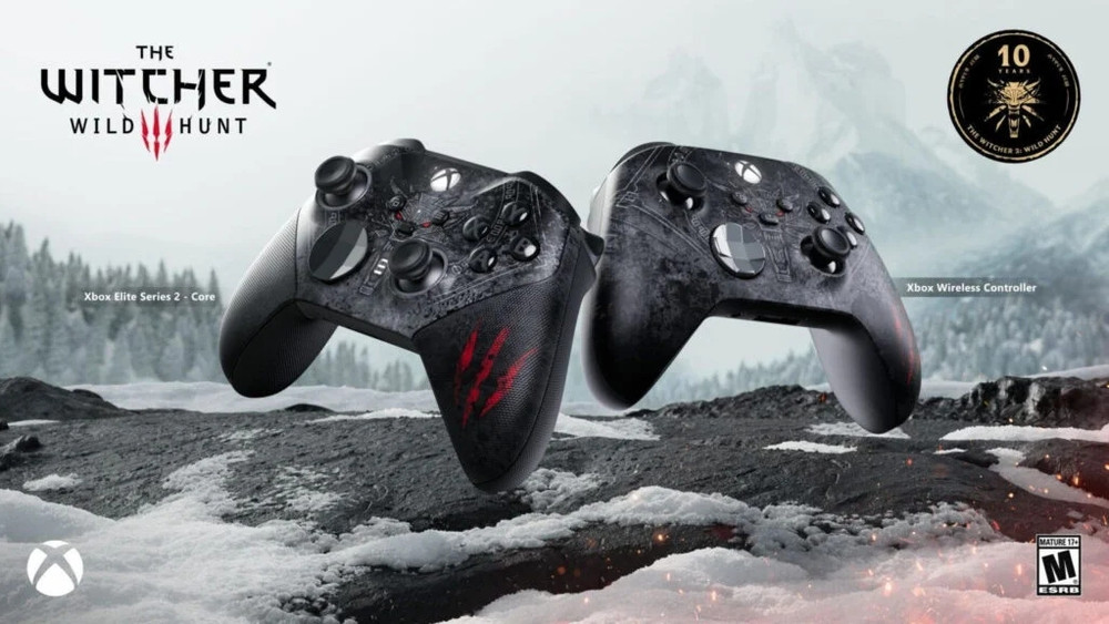 Xbox svela due controller speciali per il 10° anniversario di The Witcher 3