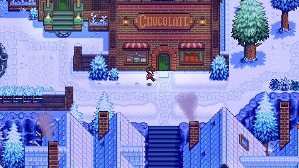 The world of Haunted Chocolatier is bigger that that of Stardew Valley