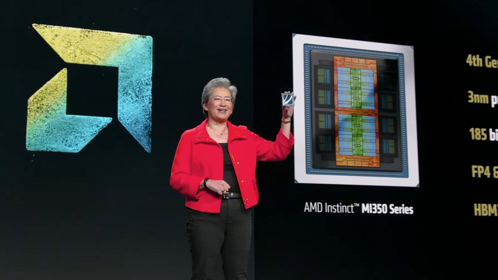 AMD officialise les Instinct MI350 et annonce la série MI400 pour 2026
