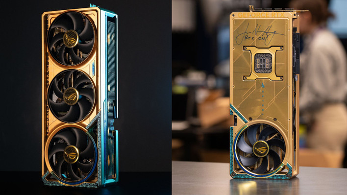 【HALUHI HANDWORKS】 ASUS RTX 5090 Dhahab signed by Jensen Huang has been sold for