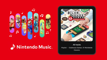 Nintendo Music a reçu l'OST de Clubhouse Games: 51 Worldwide Classics