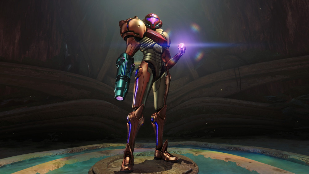 A Metroid Prime 4 ad says the game is out now