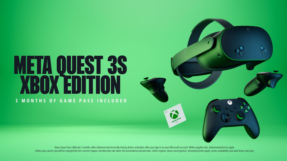 Microsoft dévoile officiellement le Meta Quest 3S Xbox Edition