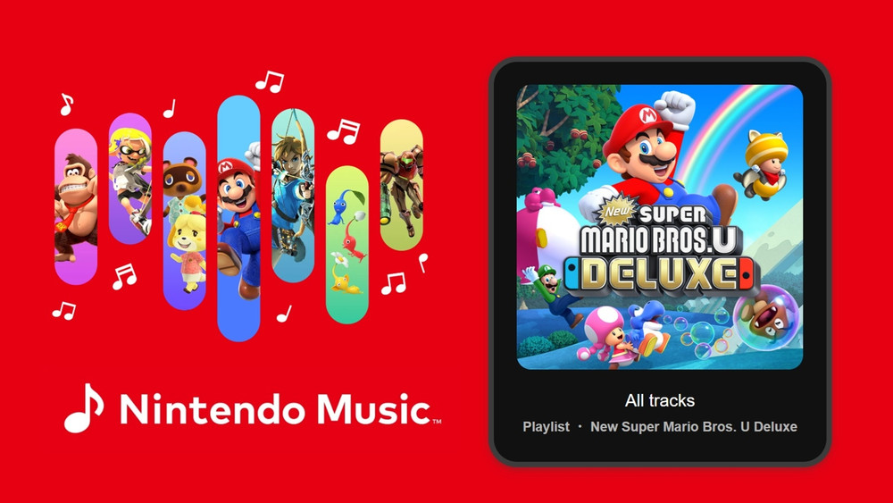 La bande originale de New Super Mario Bros. U Deluxe est arrivée dans Nintendo Music