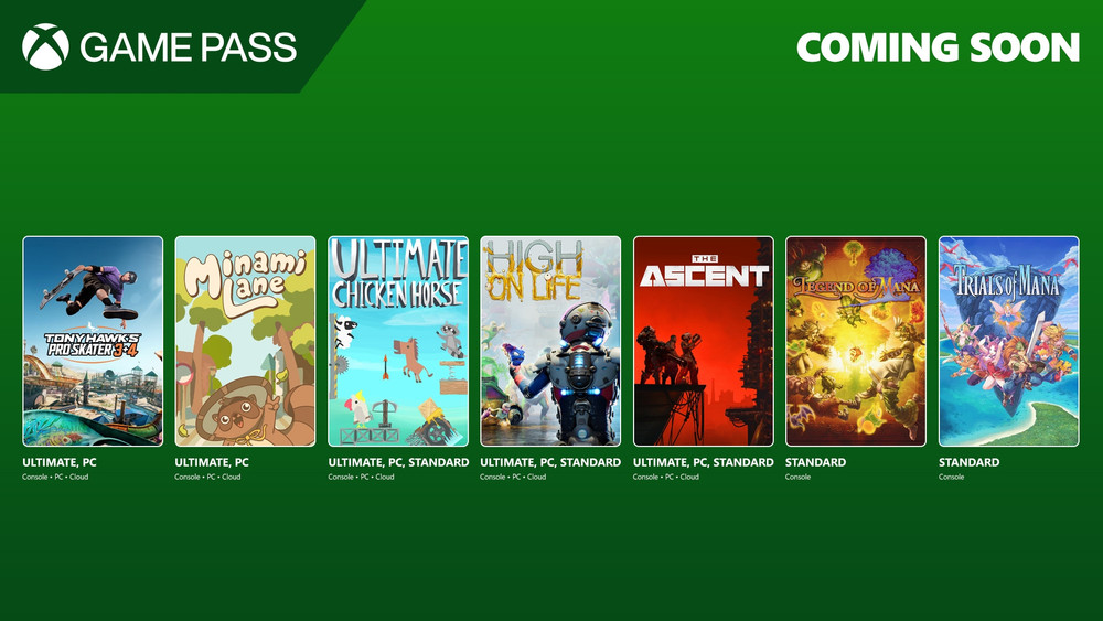 Muy pronto en Xbox Game Pass: Tony Hawk's Pro Skater 3 + 4, The Ascent y mucho más