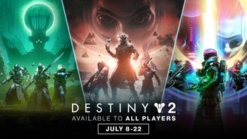 Destiny 2 and its expansions are free until July 22