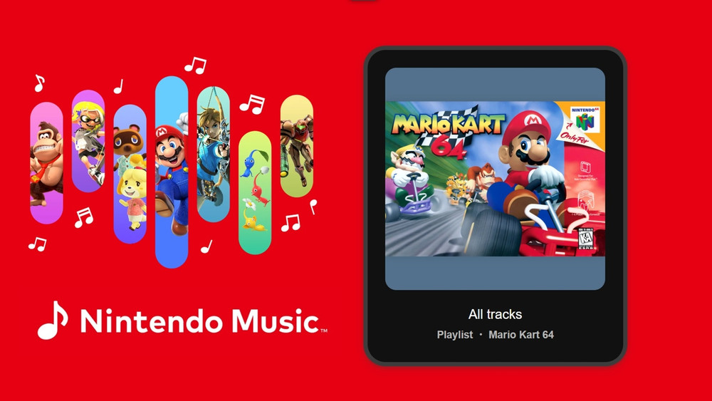 The Mario Kart 64 OST is now available on Nintendo Music