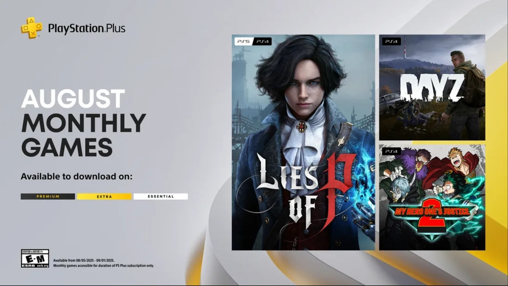 This August 5 on PlayStation Plus: Lies of P, DayZ and My Hero One's Justice 2