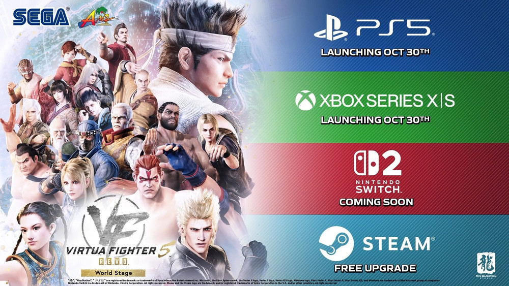 Virtua Fighter 5 R.E.V.O. World Stage uscirà il 30 ottobre su console e PC