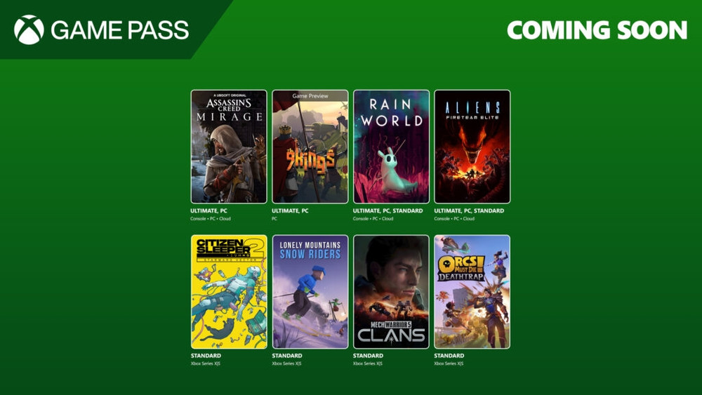 Coming to Game Pass in August: Assassin's Creed Mirage and more
