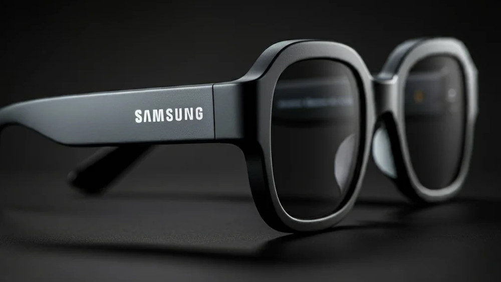 Plano detalle de las nuevas gafas de Samsung