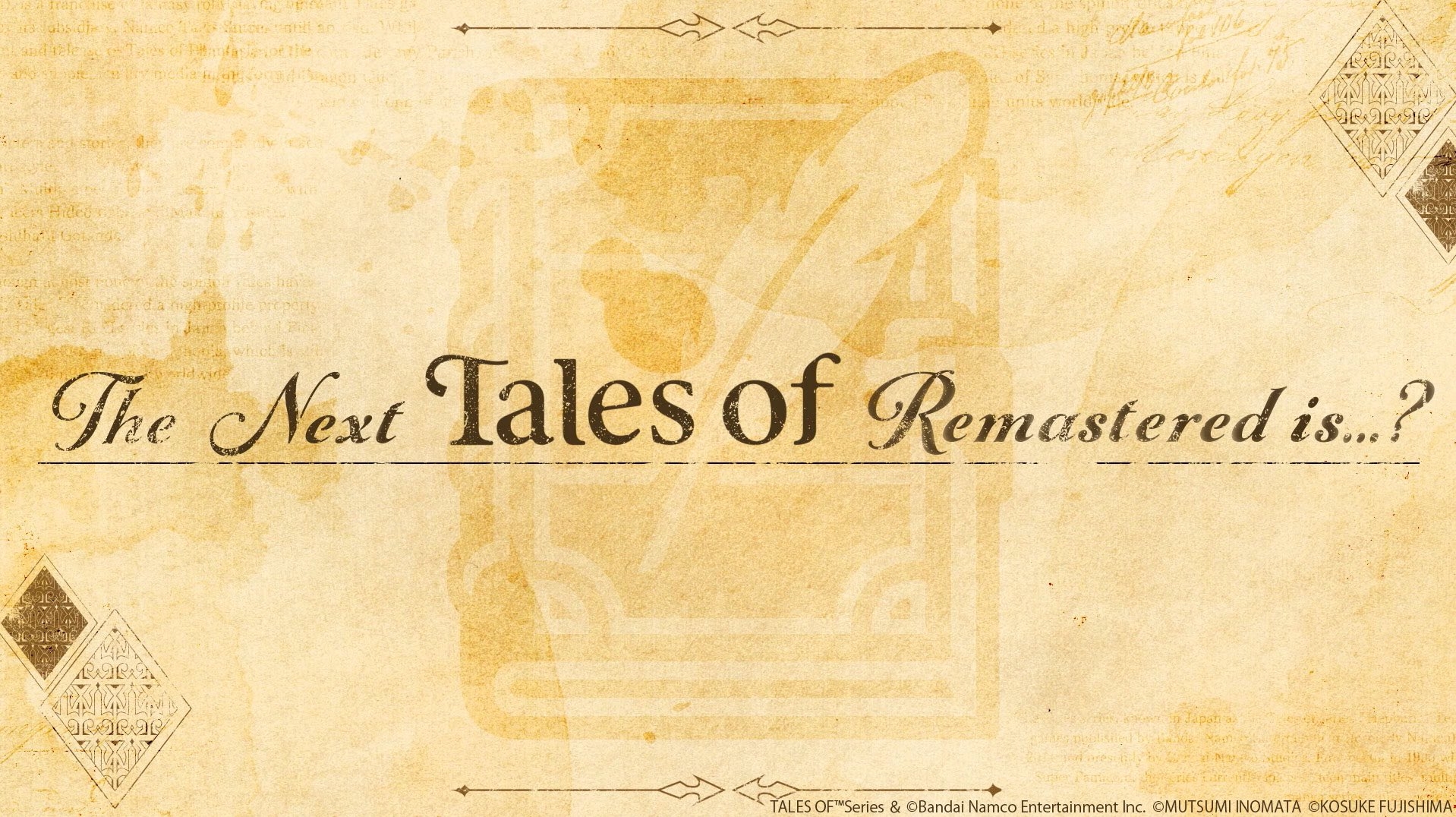 Tales of: Die nächste Remaster-Version wird am 19. August angekündigt ...