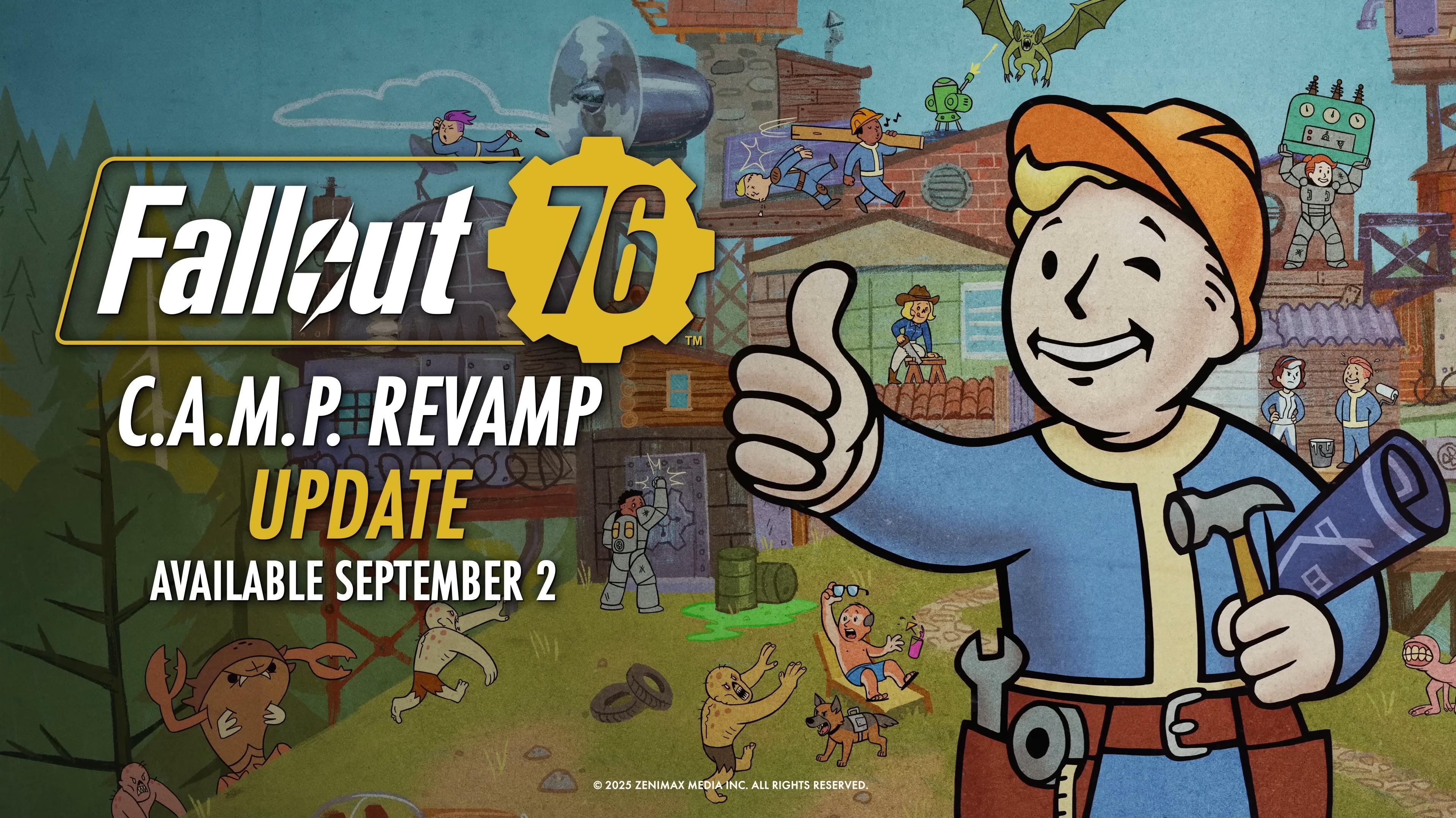 C.A.M.P. Revamp llega a Fallout 76 el 2 de septiembre - IG News