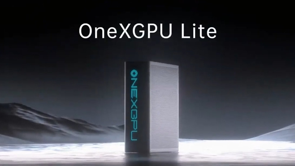 OneXPLayer presents the OneXGPU Lite eGPU with an RX 7600M XT - IG