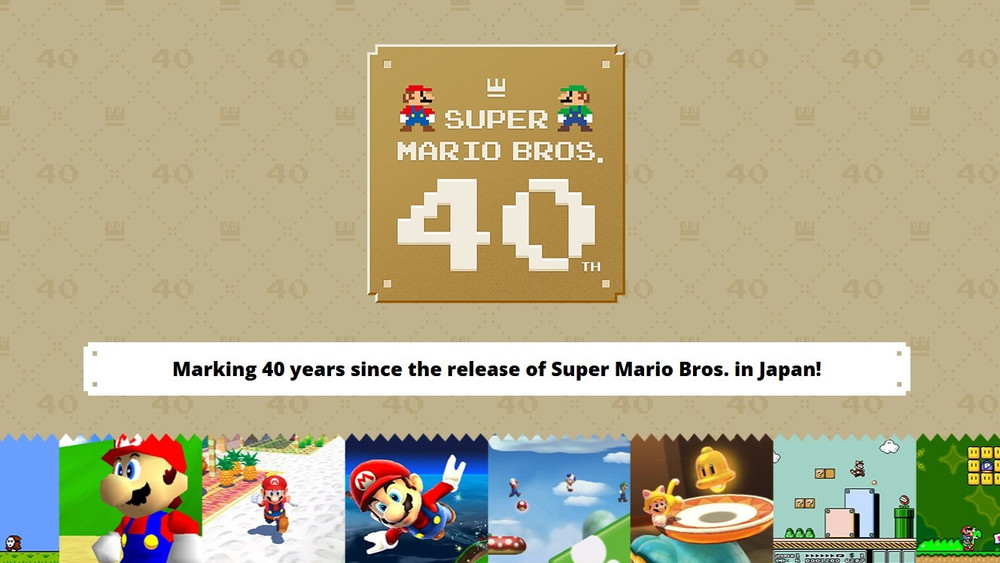 Mario celebrates his 40th birthday in Japan