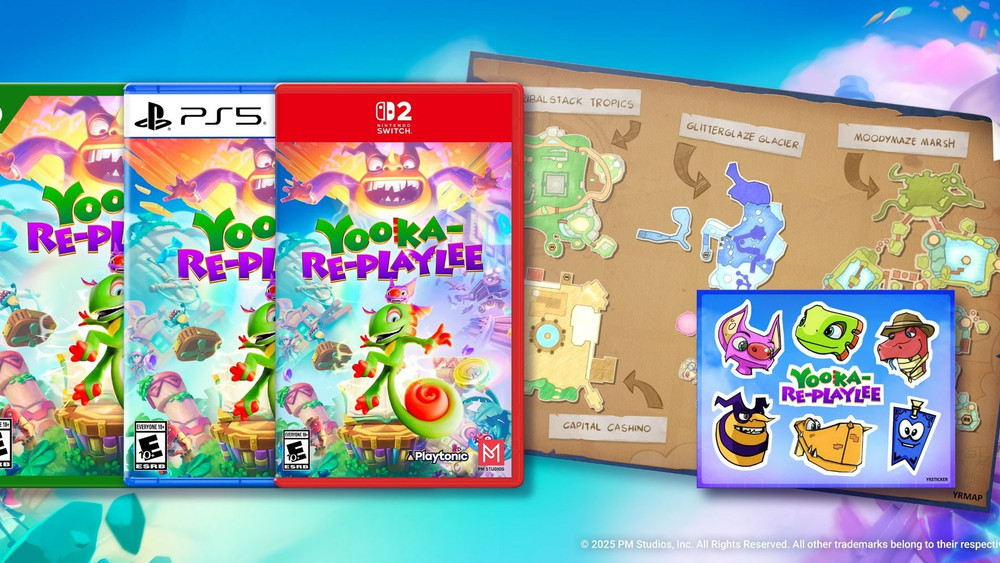 Yooka-Replaylee will be released in physical format on December 18, 2025