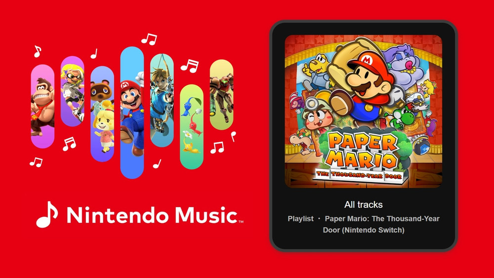Der Soundtrack zu Paper Mario: Die tausendjährige Tür ist nun bei Nintendo Music erhältlich