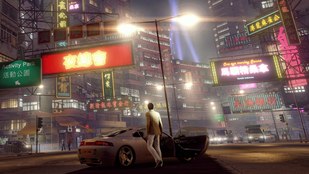 The first draft for the Sleeping Dogs movie's screenplay has been completed