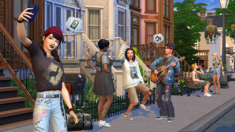 Les Sims 4 : les packs «  Retour du Grunge » et « Coin Lecture » sortent le 1er juin
